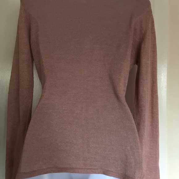 Arden B , size S , women long sleeves sweater, down button , move -Pink color - Picture 5 of 10